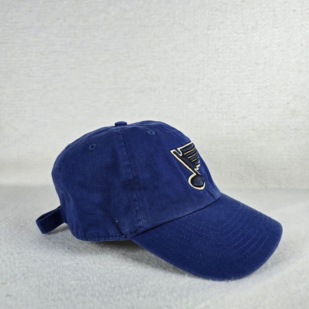 St Louis Blues Hockey OTS Brand Franchise Blue Adjustable Hat Cap Tags